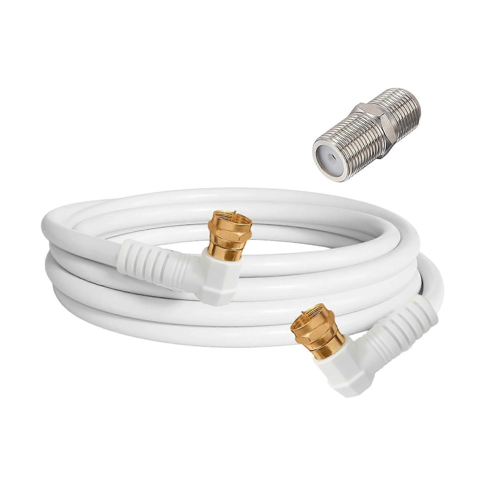 Plastic Housing FUNCTION Male Female RF Cable For Satellite Receiver Access CCTV Net Stable Connection Multicolor