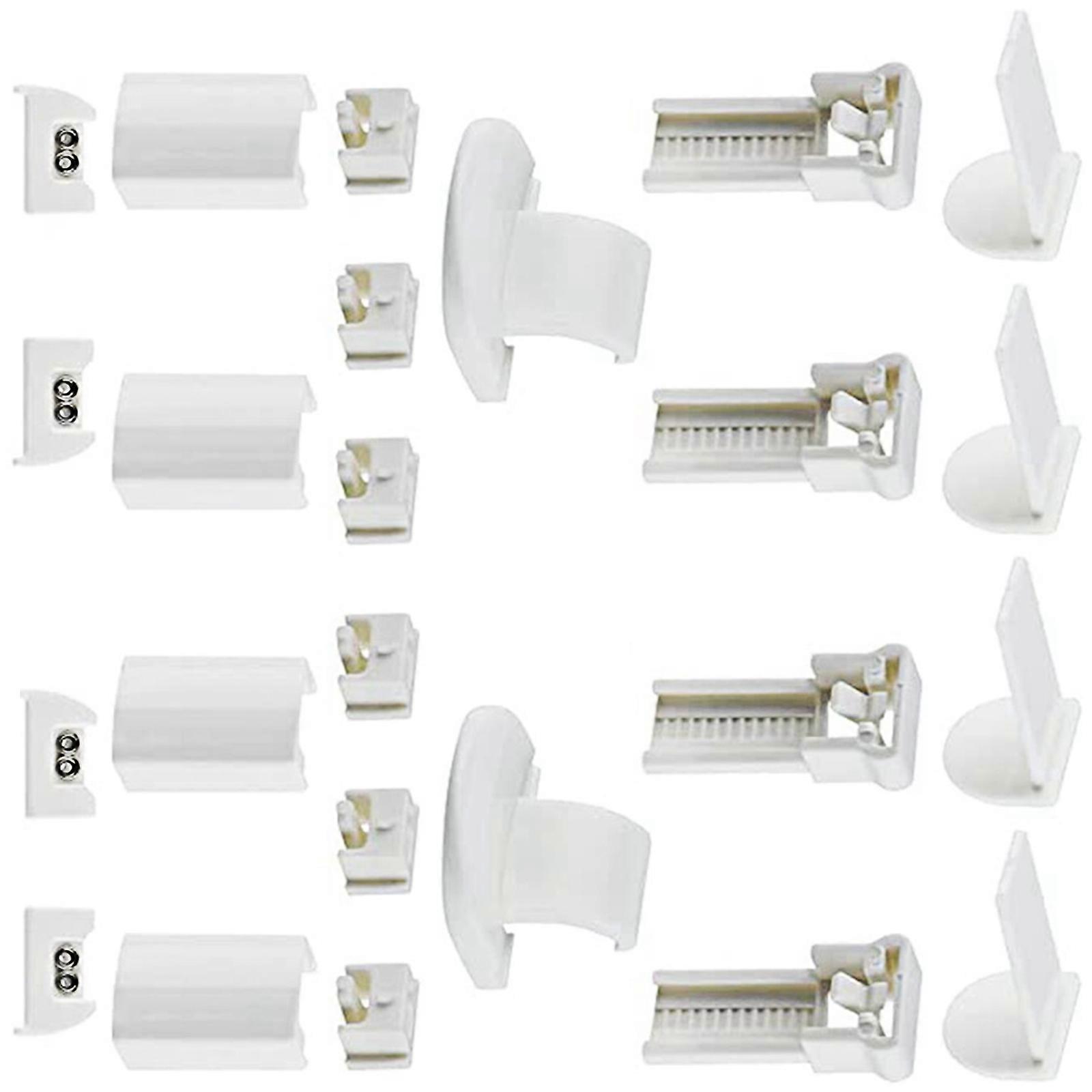 24Pcs Replacement Blinds Clip Plastic Construction Multiple Room Window Hardware Multicolor
