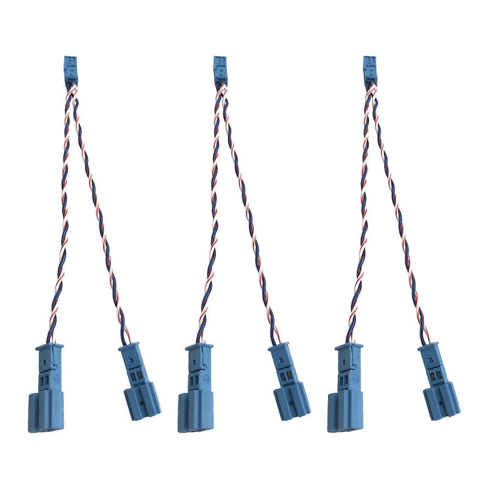Pack Of 3 High Performances Speaker Wire Connectors Harness Cable For F10/F18/F30/E60/E90/E70 Car Stereo Easy No Tool Setups Wide Compatibility