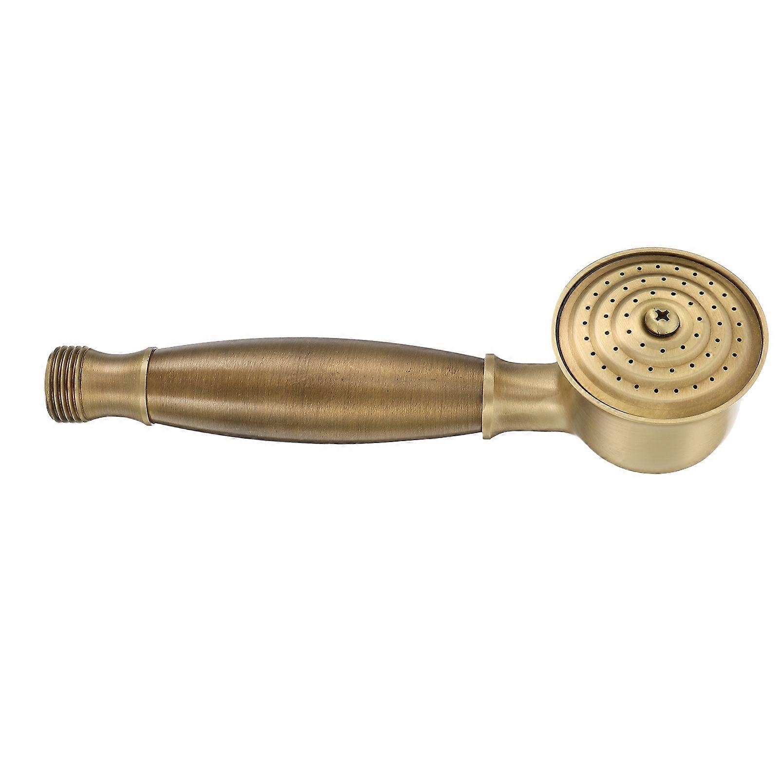 Brass Replacement Head Retro Style Bathroom Use Durable Construction Easy Cleaning 1Pcs