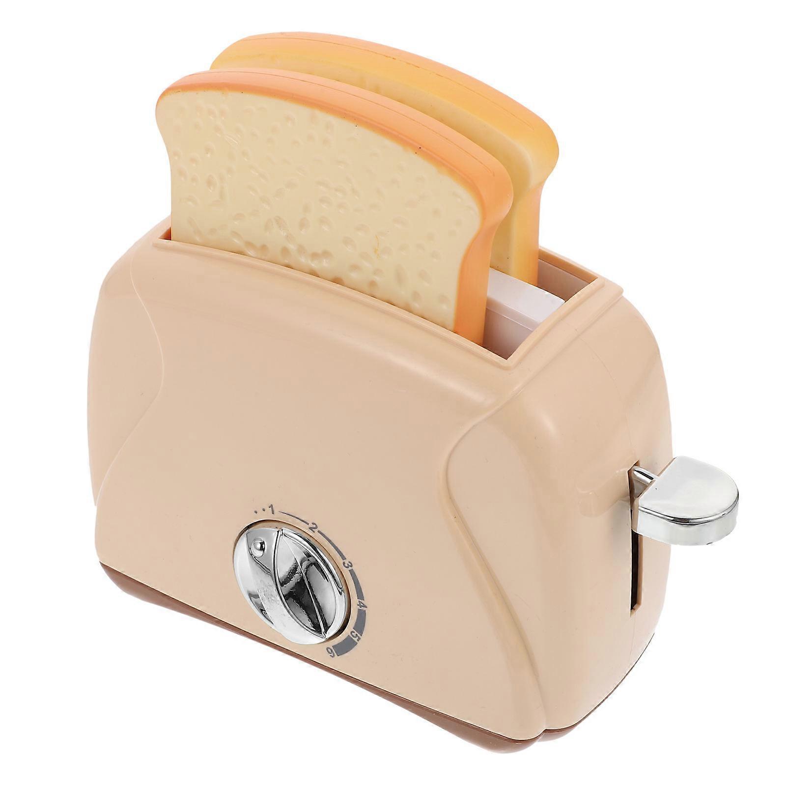 Mini Toaster Machine Simulation Toy for Children Play 1Pcs