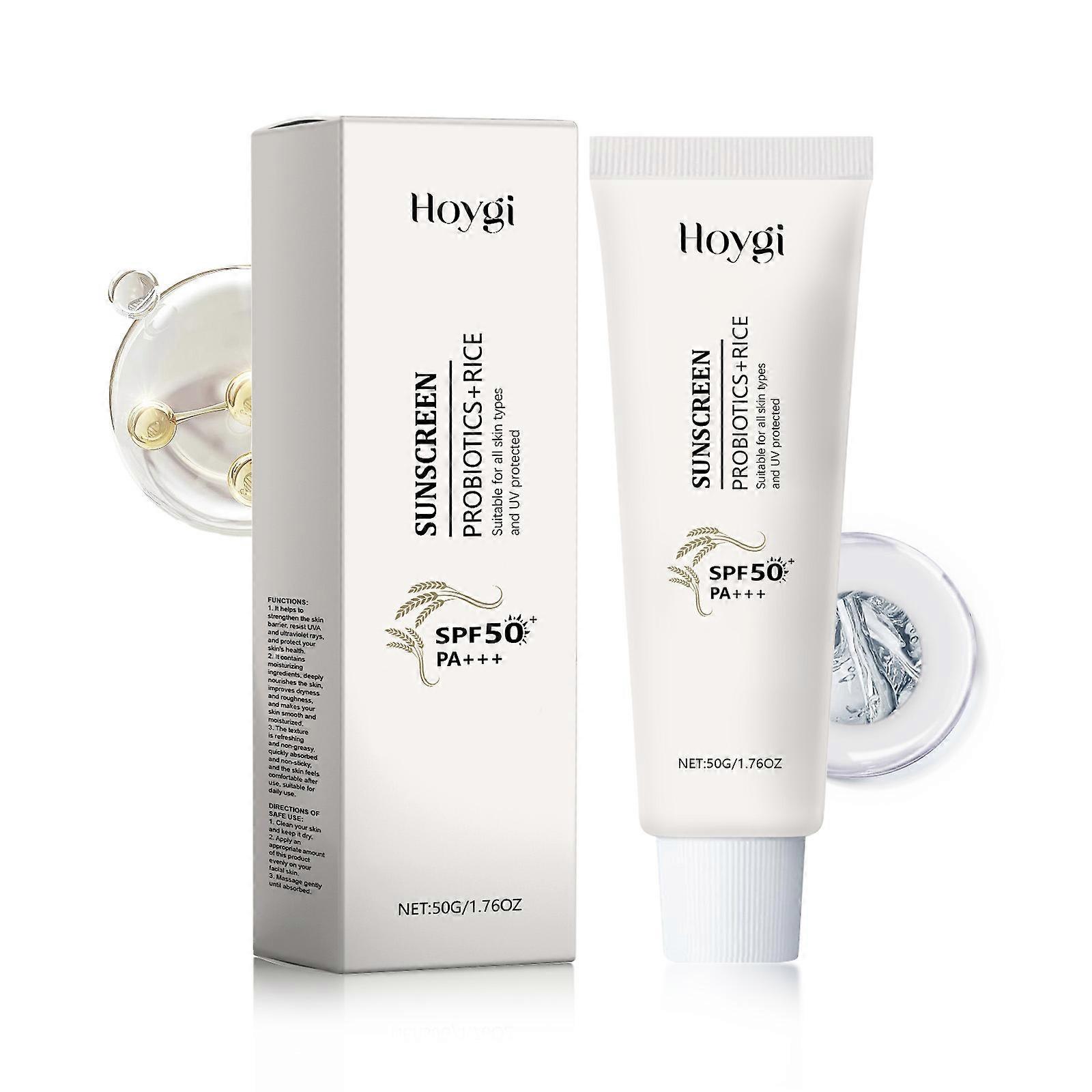 Hoygi Light Moisturizing Protective Cream, Refreshing Moisturizing Protective Isolation Skin Care Moisturizing Protective Cream