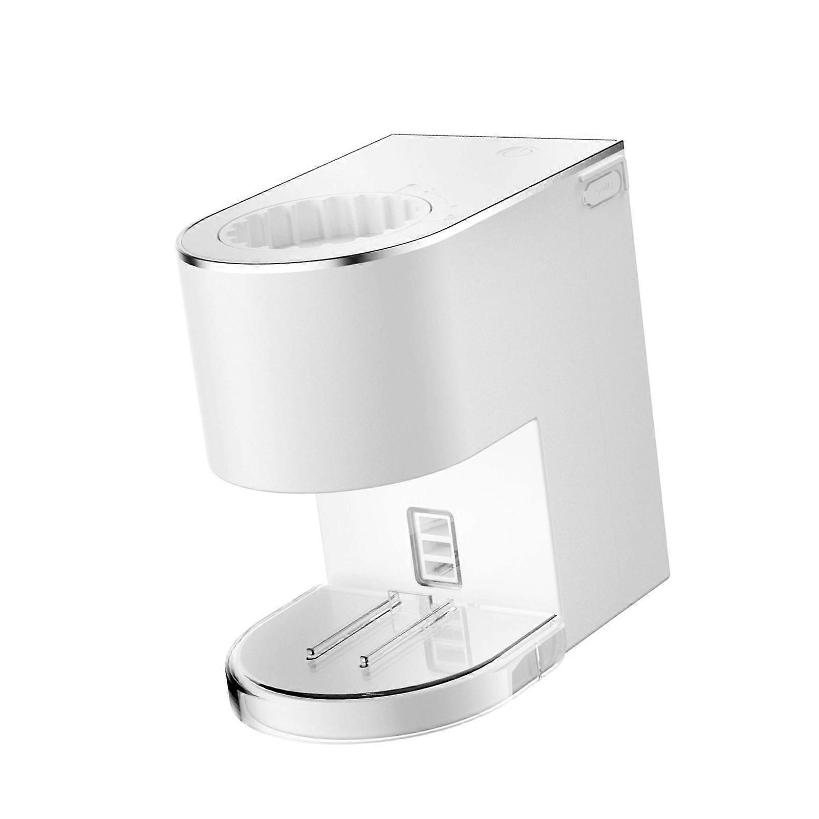 Modern Toothpaste Dispenser 1200mAh Auto Squeeze Sensor Wall Mounted Design  White