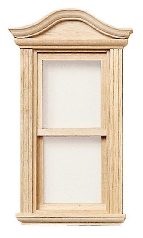 Dolls House Bonnet Pediment Working Sash Window Miniature Builders Diy Accessory