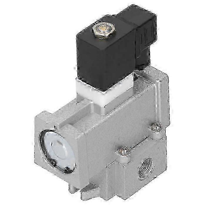 w Electric Shutoff Solenoid Valve in Aluminum Alloy Design, G3/8in Size, 2 Position 3 Way, Compatible with Various Applications