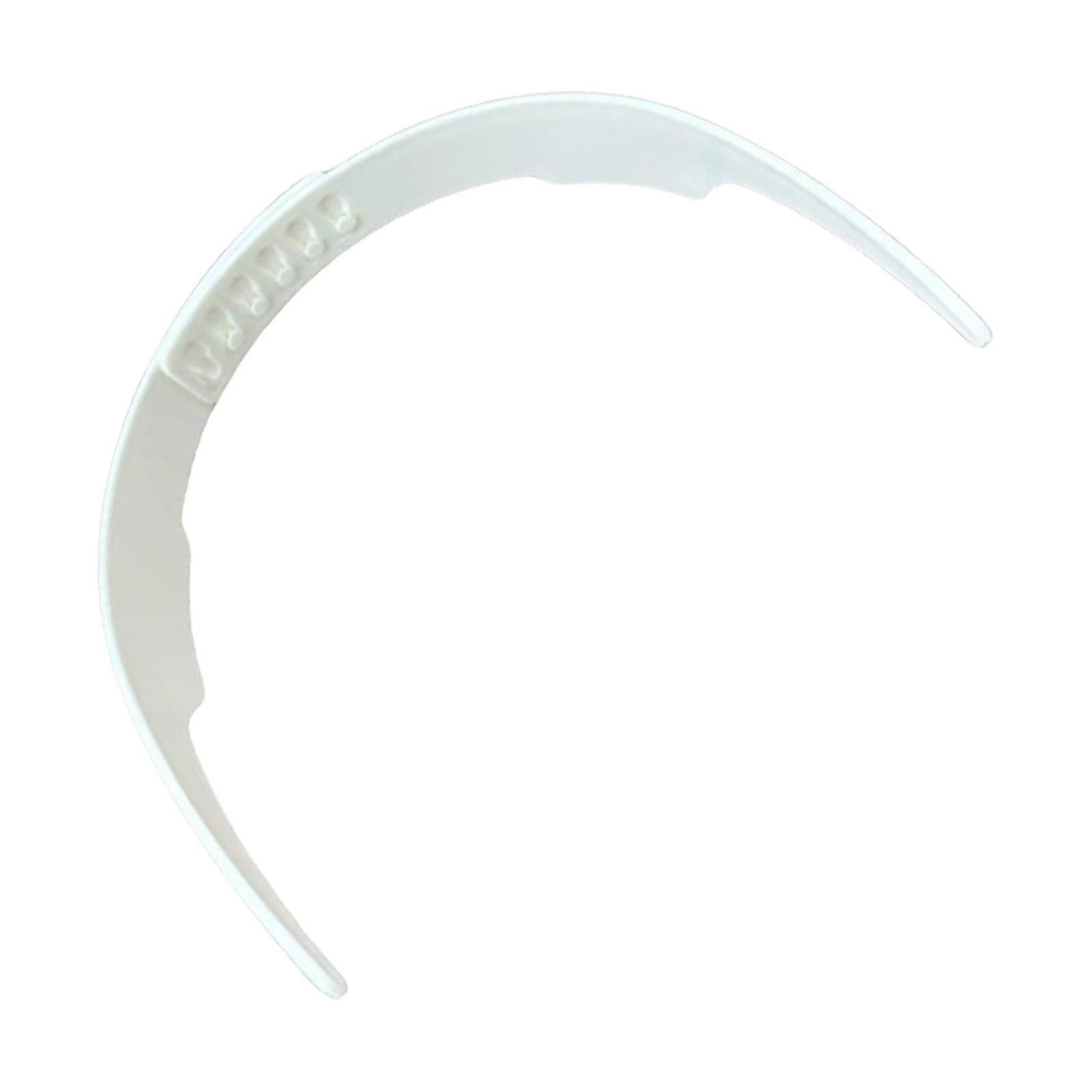 תמיכת צווארון בלתי נראית למראה חולצה פריכה נהדר לאיש עסקים מקצועי ואביזר לאירוע רשמי לבן