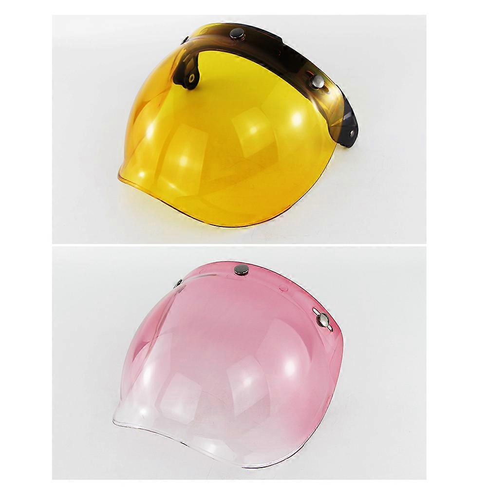 Gradient Pink Detachable Bike Goggles Visor for Cycling and Sunshine Riding with Black Rack and Anti-Glare Function 1Pack