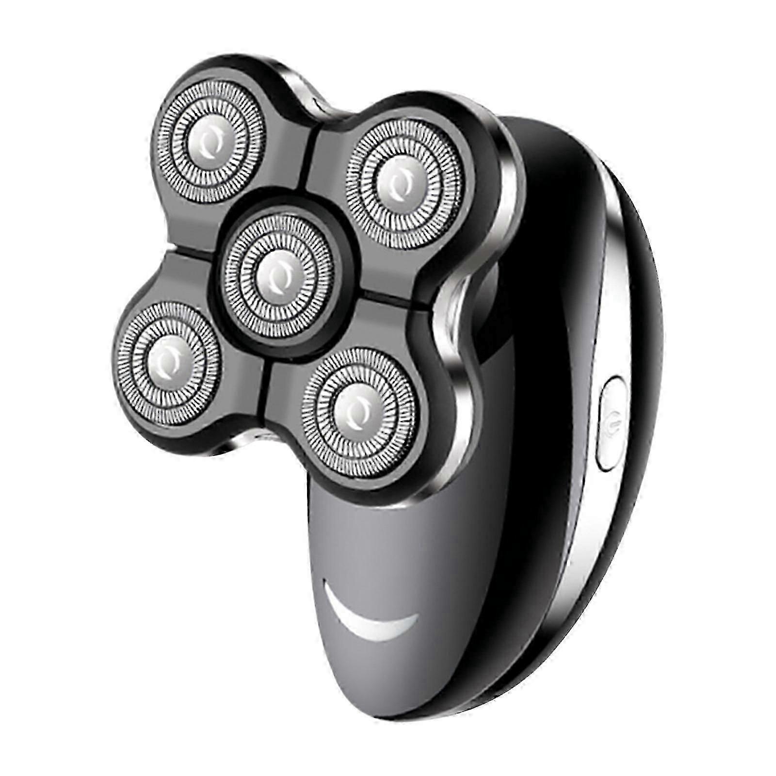 Five-blade Washable Digital Display Shaver Bald Machine