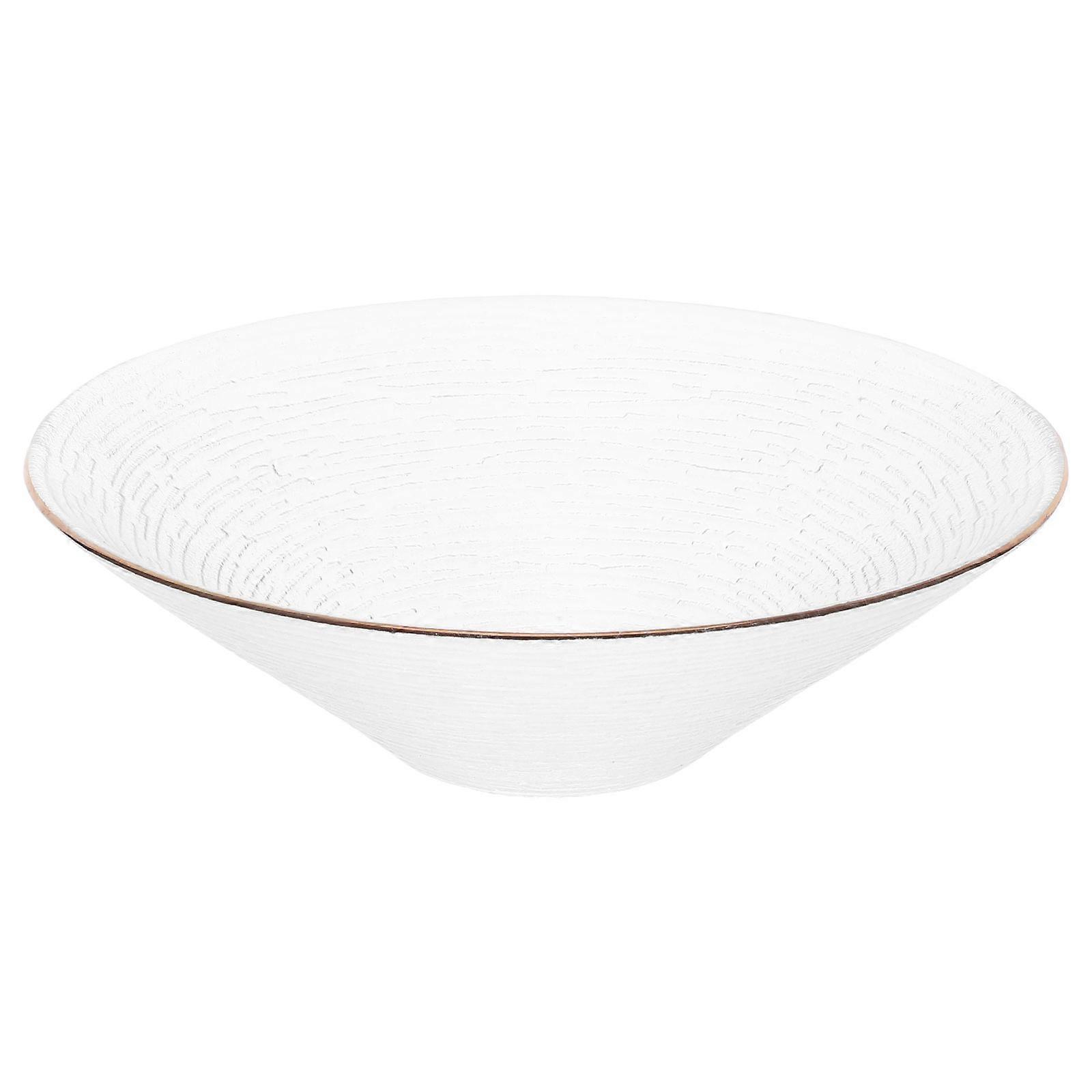Nordic Style Glass Serving Bowl 6.3x6.3x2in Perfect For Parties And Picnics Shape 1Pack