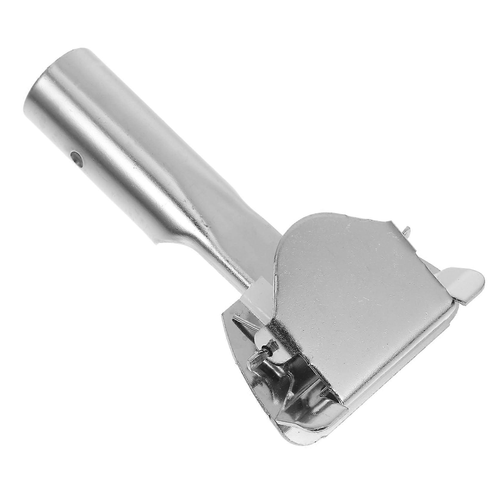 Mop Rod Clip Replacement with Rotating Metal Clamp for Efficient Floor Cleaning in Offices and Malls Silver