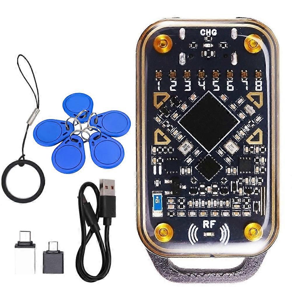 Chameleon Ultra Smart Card Emulator+5xCUID Keychain RFID Smart Chip Reader 125Khz 13.56Mhz Card Decode NFC Duplicator