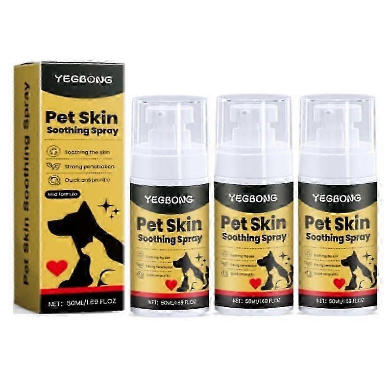 宠物皮肤喷雾狗和猫皮肤护理喷雾，舒缓喷雾清洁和软化皮肤，舒缓止痒喷雾滋养喷雾