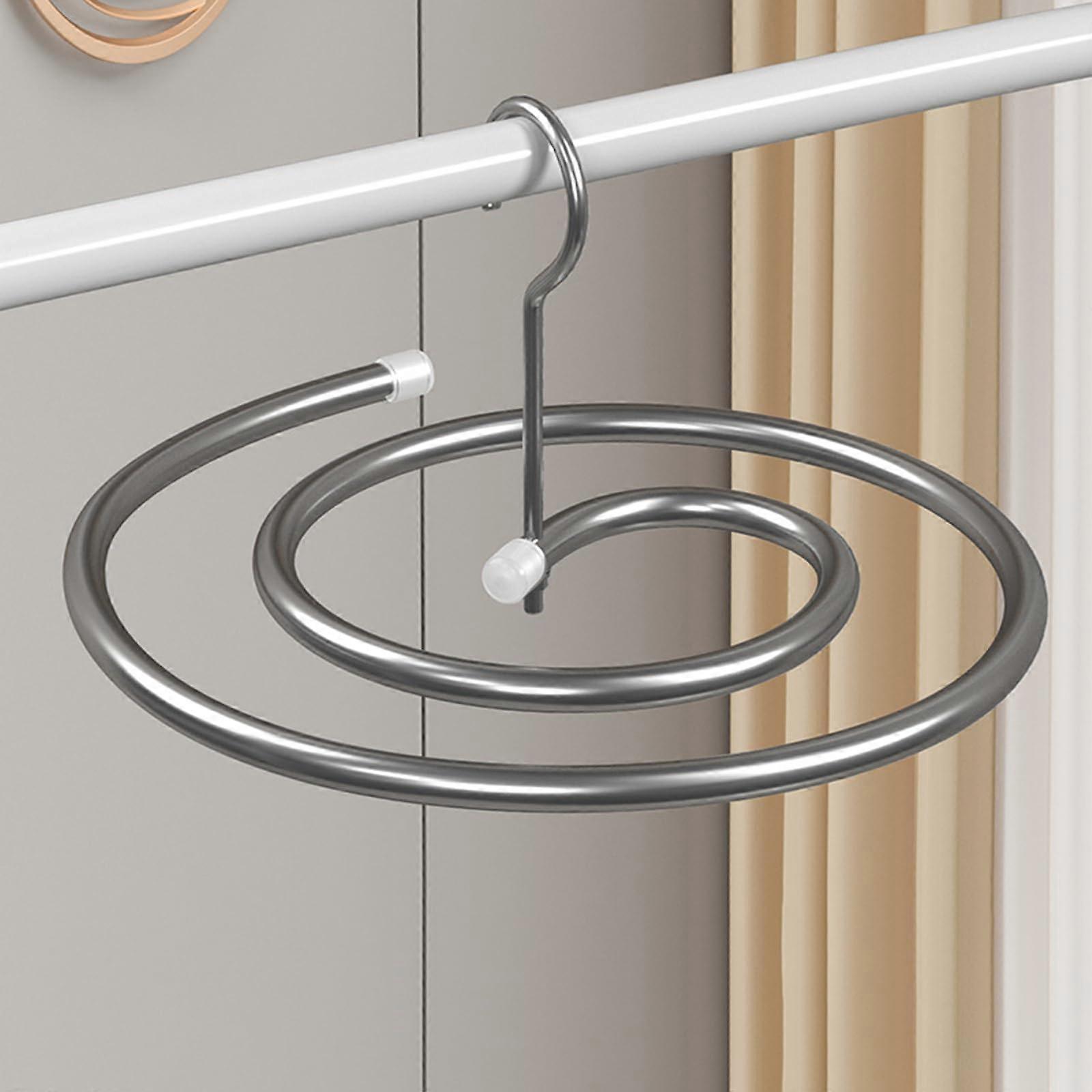 Spiral Laundry Drying Rack for Quilts, Sheets, Towels – SpaceSaving Hanger for Small Apartments, Dorms, Balconies (1 Pcs)
