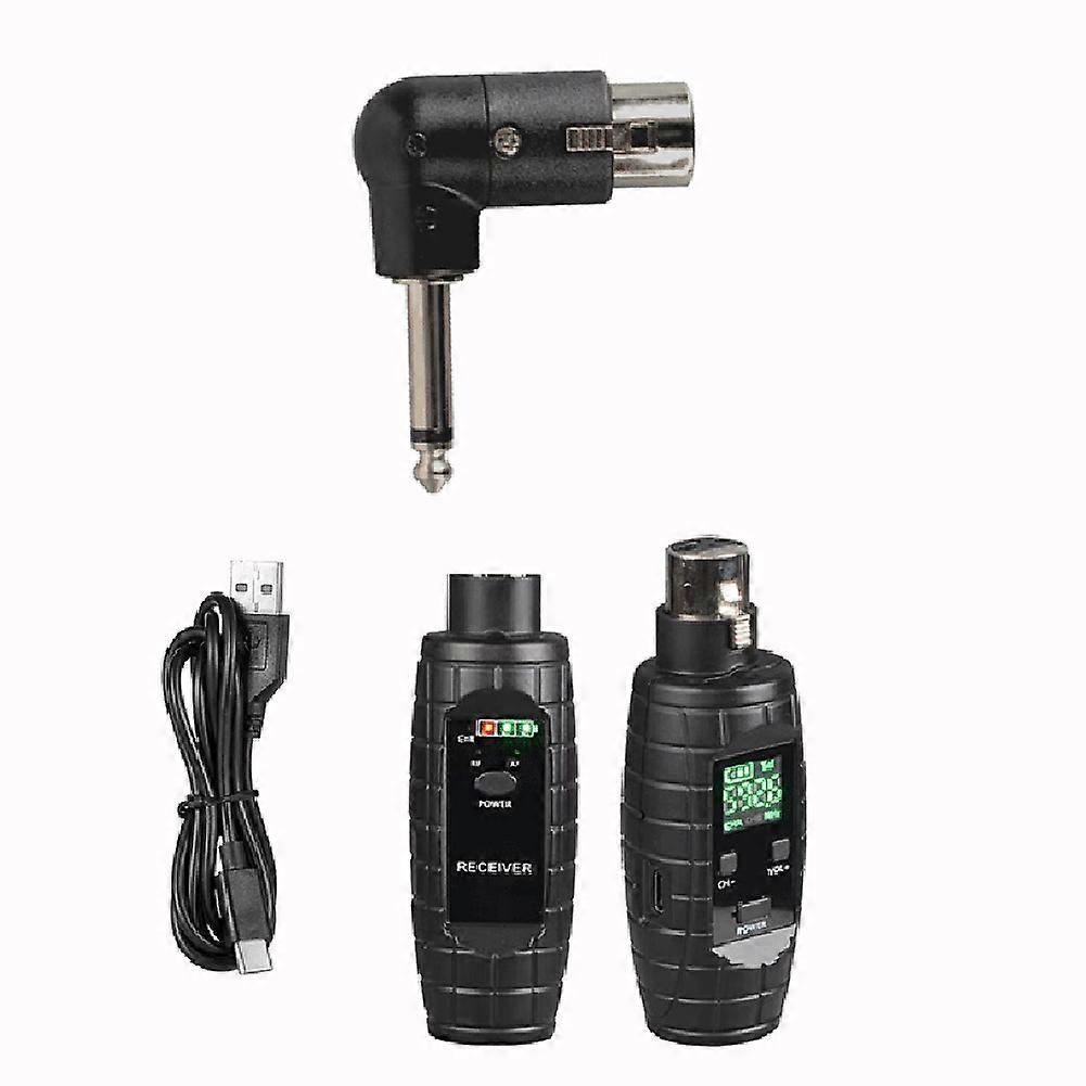 UHF Microphone Wireless Transmitter Receiver for Effector Mini XLR System Wired to Wireless Microphone Transmitter