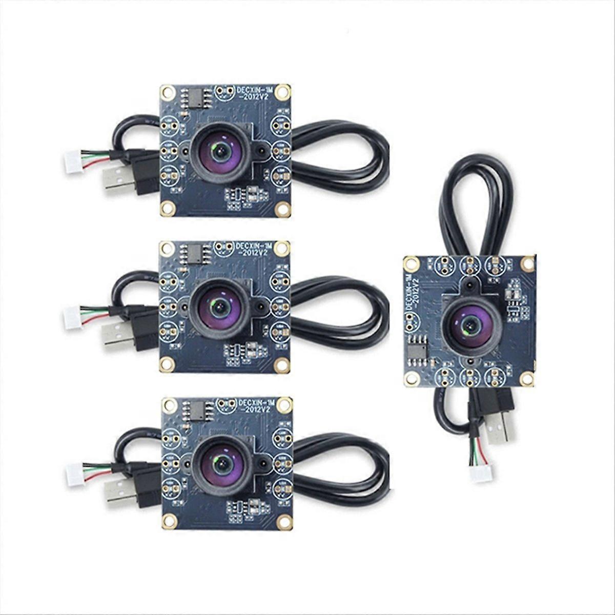 4PCS USB Camera Module 100° OV9732 720P with 3 Meter Cable