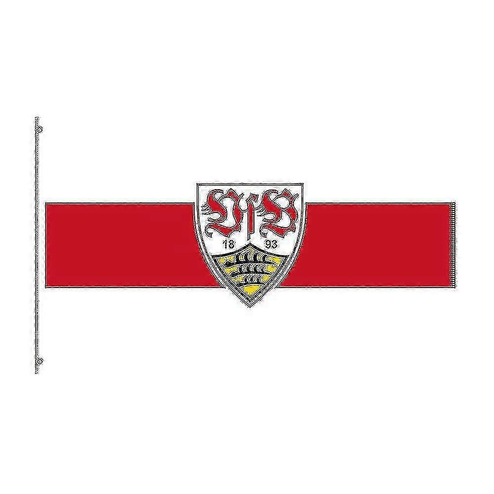3x5 Ft Vfb Stuttgart Flag Polyester Printed Football Team Banner For Decor