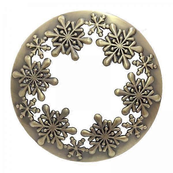 Zinc Alloy Candle Topper Lid for Large Jar Candles, Vintage Retro Design, Even Wax Melting