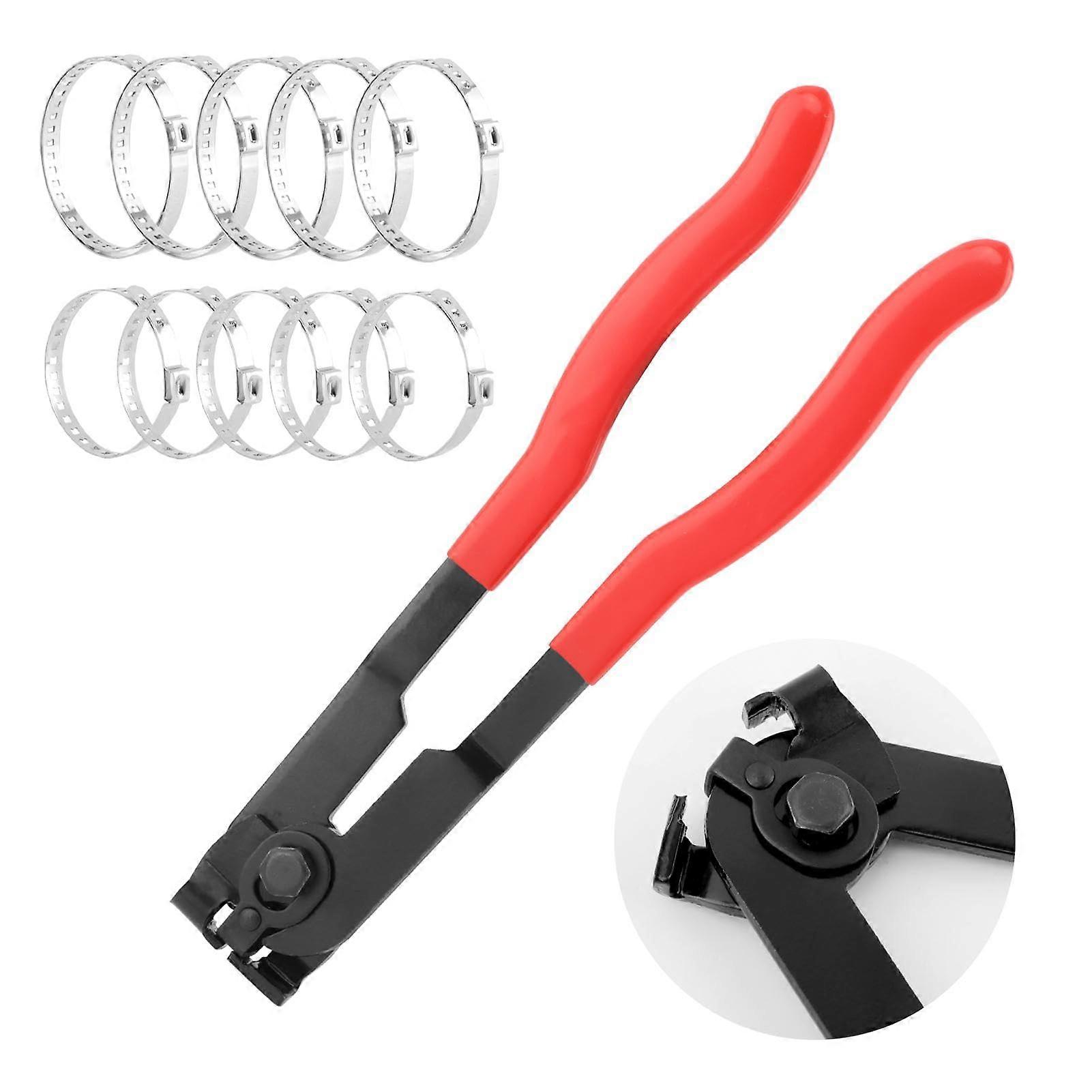 CV Boot Clamp Tool with Adjustable Mechanism and Cutter for Automotive , Red