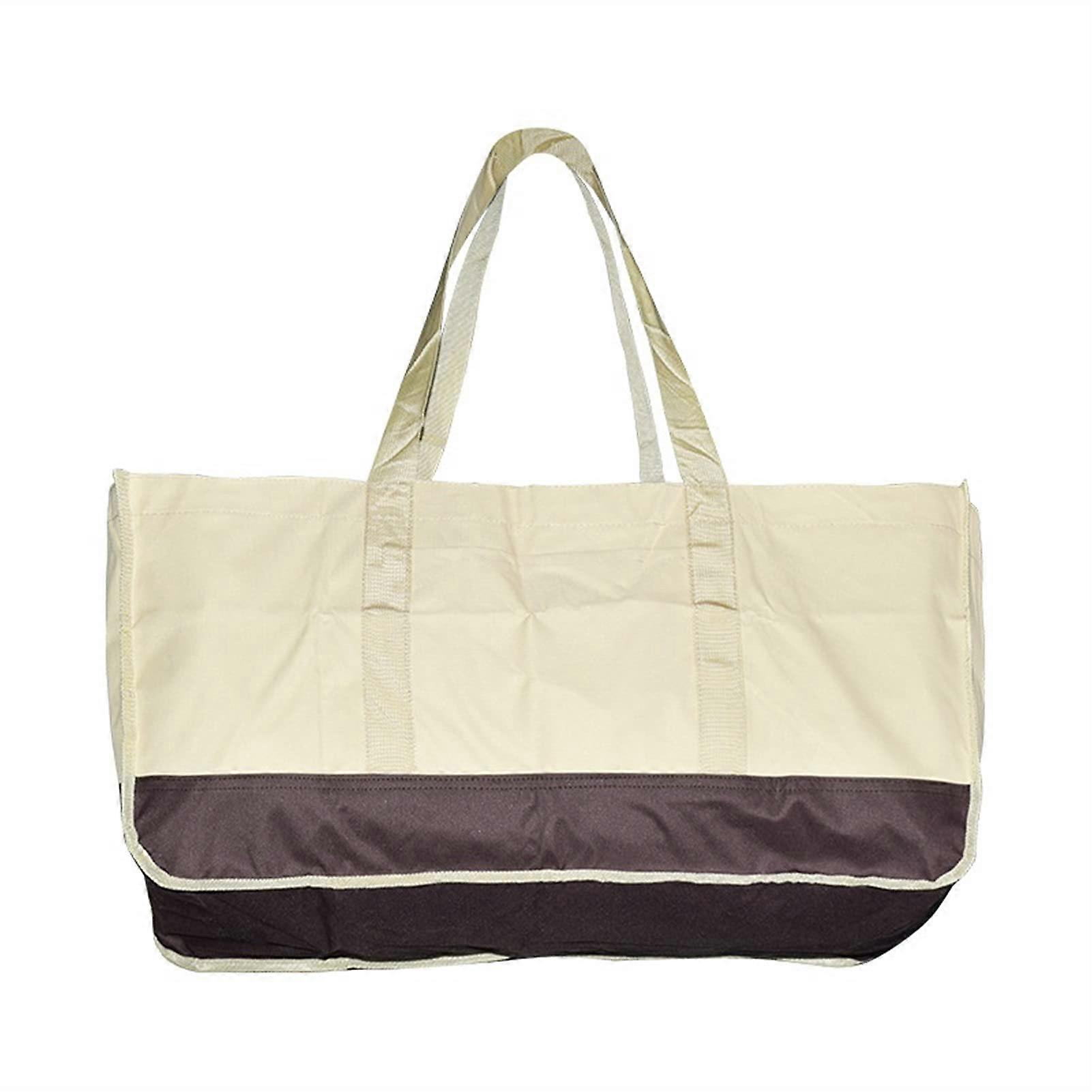 Firewood Carrier Bag Large Capacity Log Tote with Handles for Fireplace Wood (Color 02)