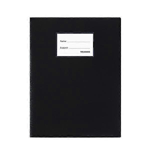 A4 Presentation Folder - Display Book with 130 Pockets and Plastic Pockets (Black)