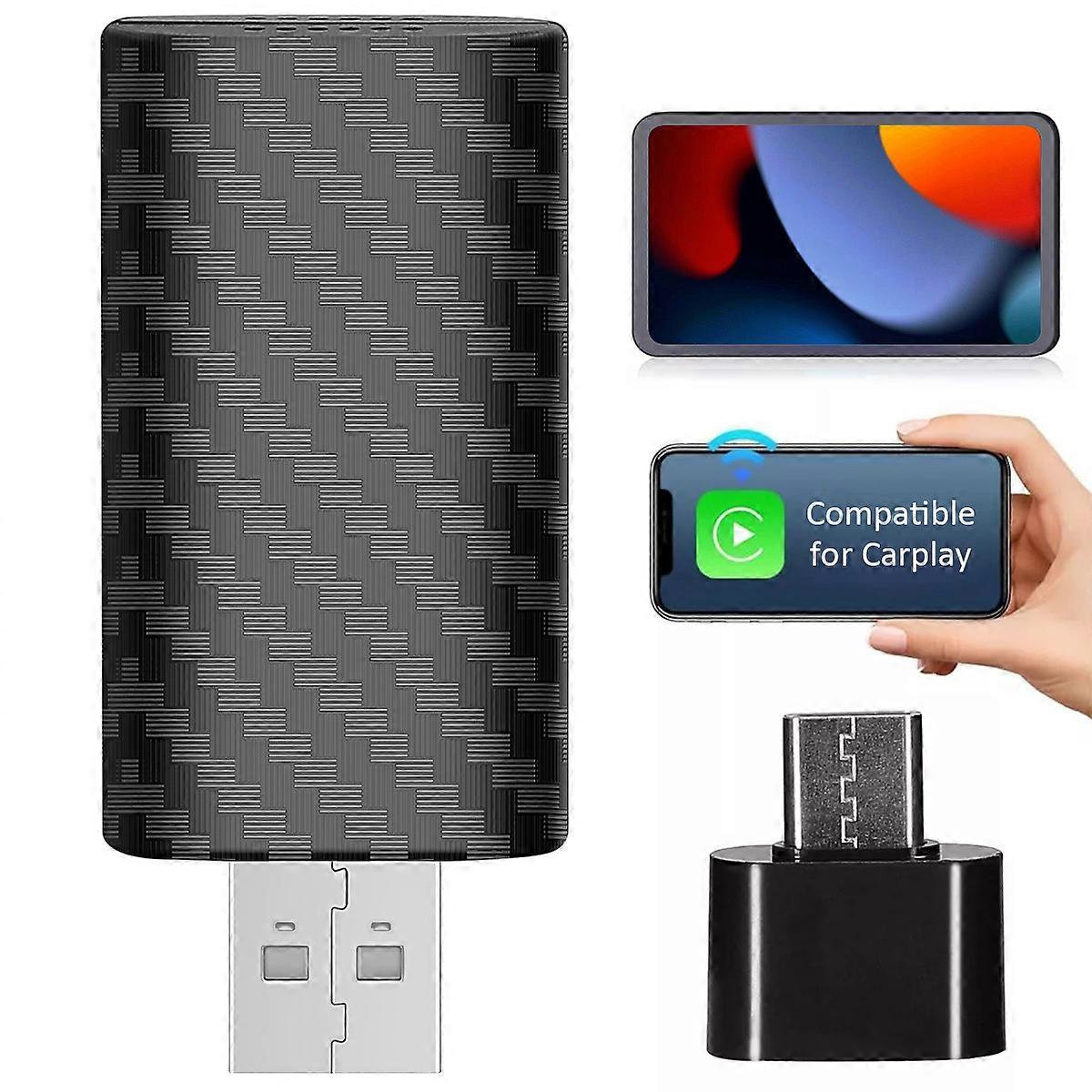 Auto Wireless Adapter Wireless Connector for Car Phone Adapter 3Pcs