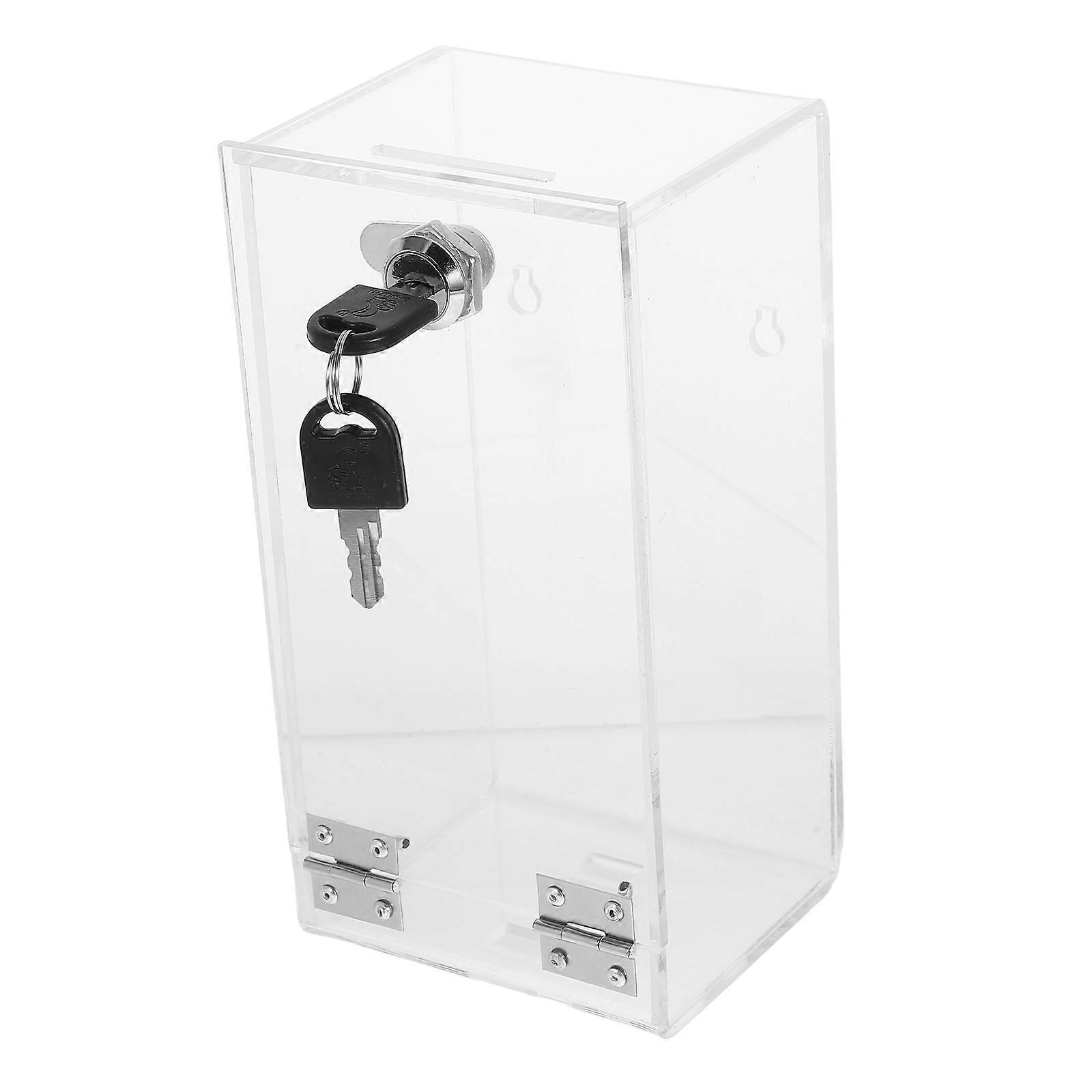 Cell Phone Locker Box with Lock for Office 1 Piece Clear Mobile Storage