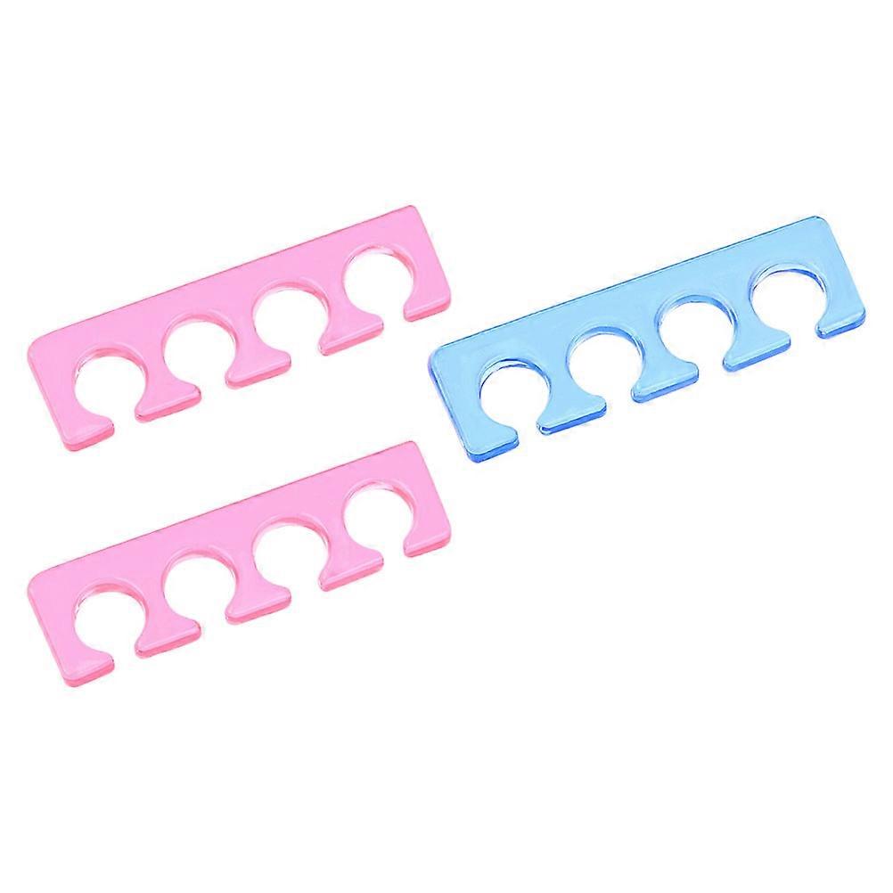 Finger Divider Nail Separator for Manicure Use 6Pcs Assorted Color