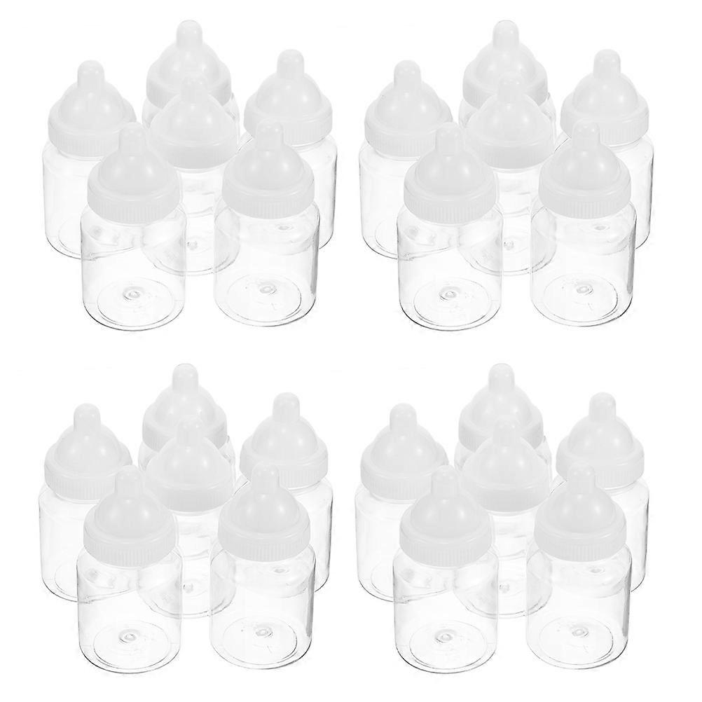 Baby Bottle Candy Boxes for Storage Use Plastic Candy Containers 24Pcs