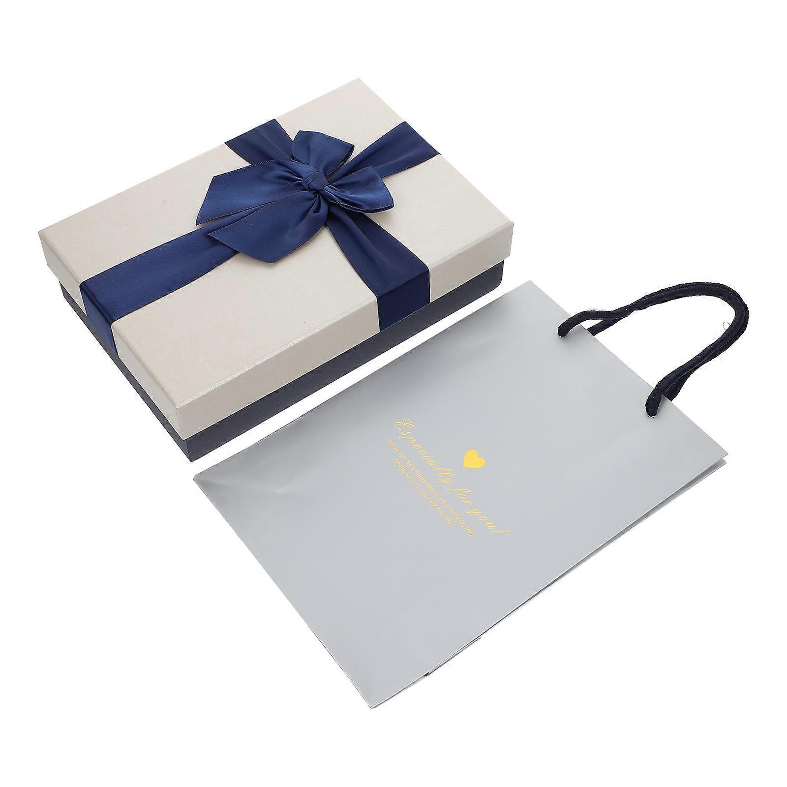 Rectangular Gift Package Box Ideal For Friends Elegant 9.1X6.1X2.4In Storage Solution 1 Set