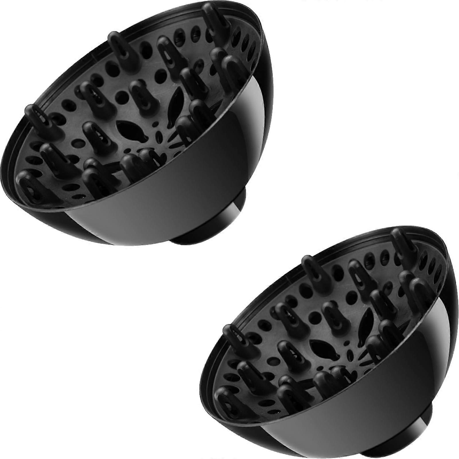 Universal Hair Dryer Diffuser Attachment for Curly Hair, Curl Defining, Volume Boosting, 2 Pack
