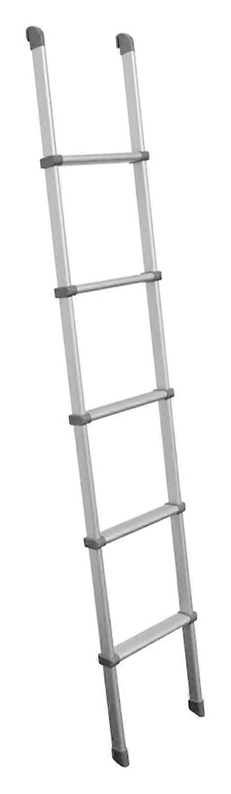 Durable Metal RV Bunk Bed Ladder with SlipResistant Wide Steps and Easy Mounting Brackets Silver