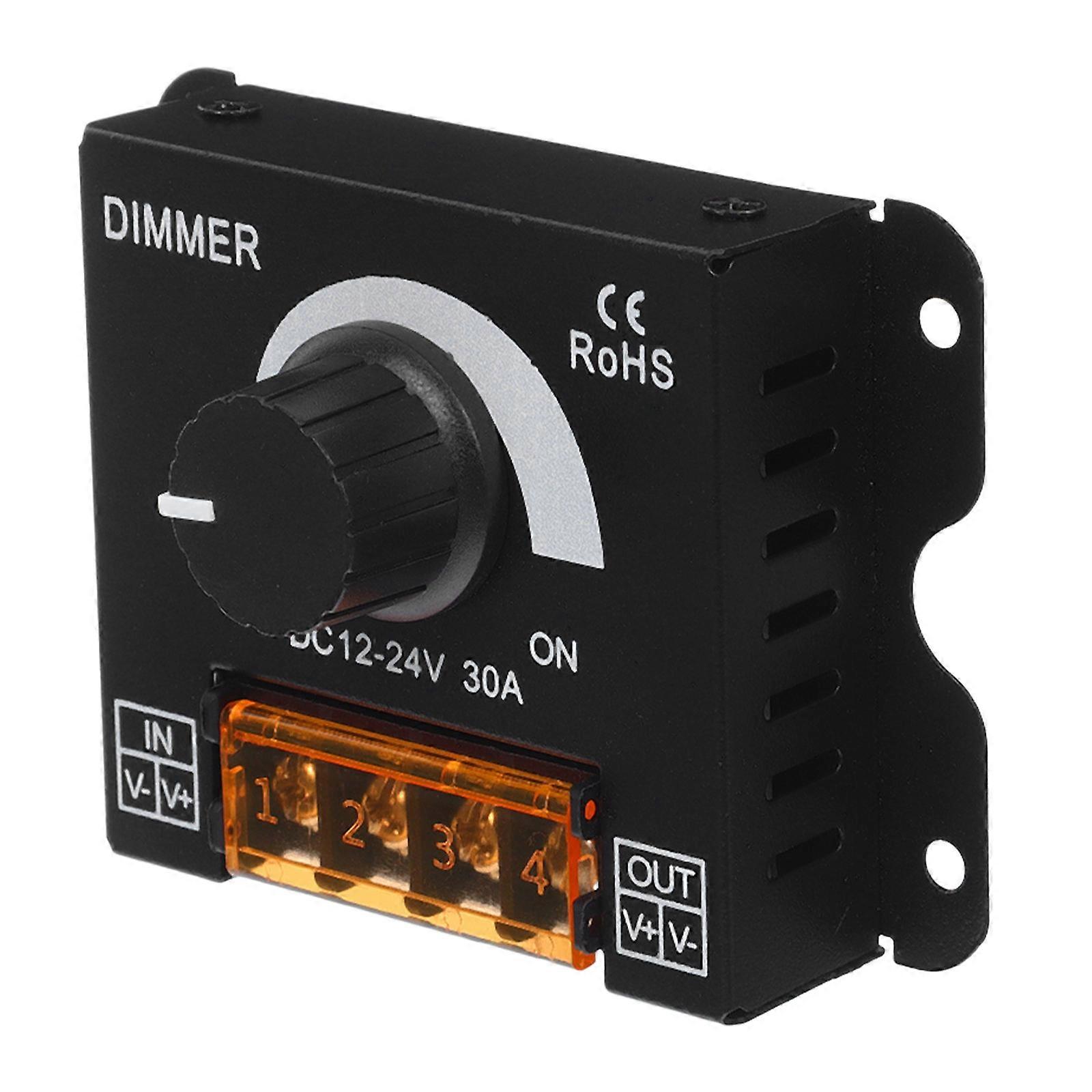 Brightness Controller 5Pcs LED Strip Dimmer Single Color Manual Knob