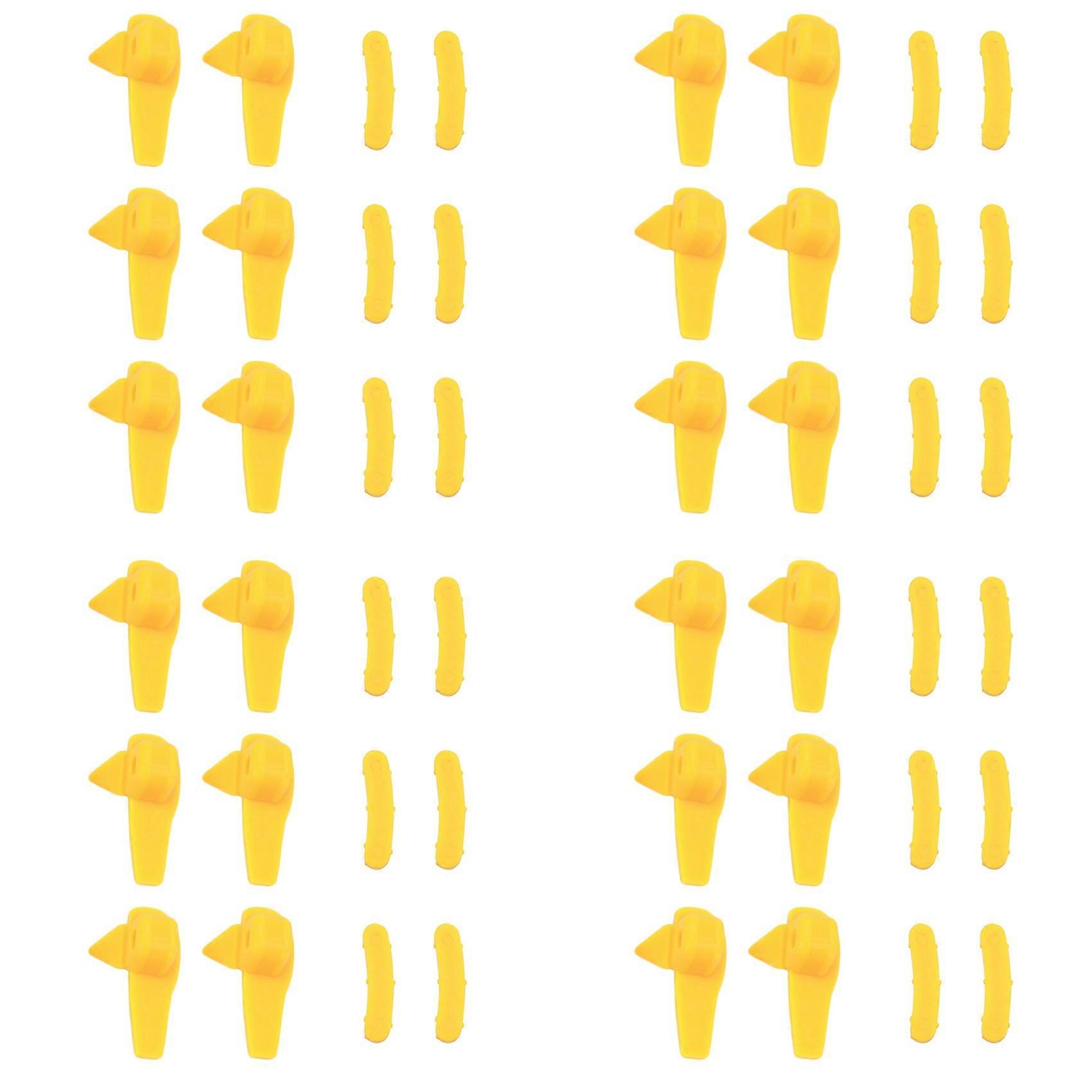 48pcs Tyre Changer Part Nylon Mount Demount Head Duck Head Insert Rim Protector