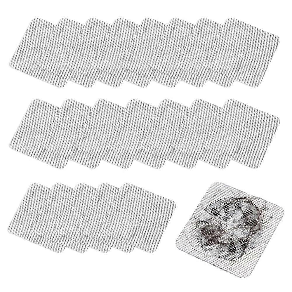 Disposable Shower Drain Hair Catcher Stickers with Fine Mesh for Clog Prevention, 10 Pack