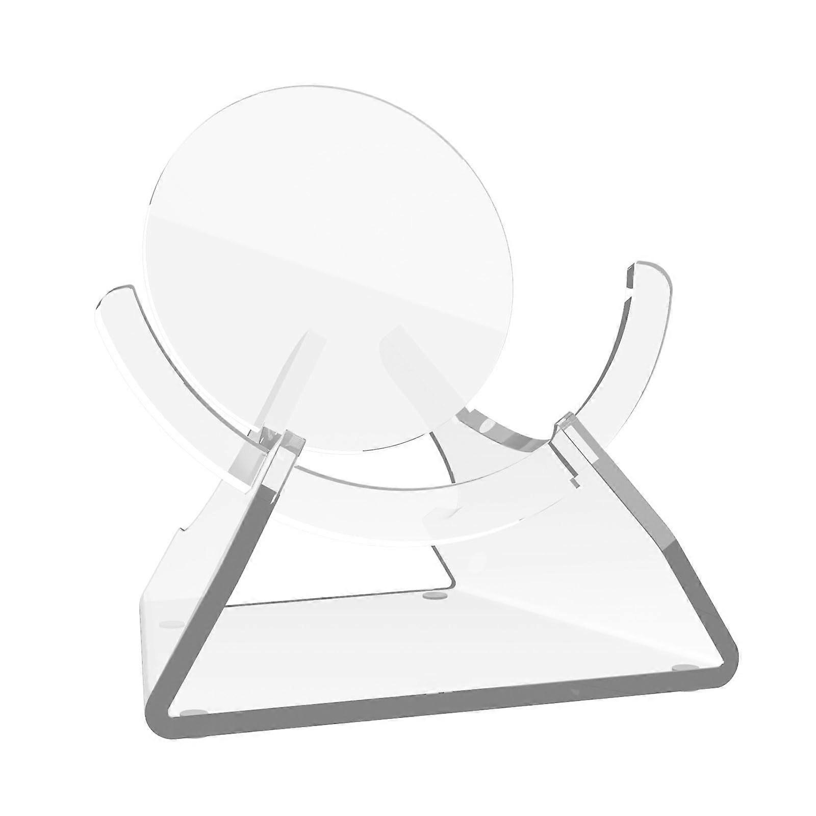 Acrylic Stand Compatible with Nest Portable Speakers Angled Dock NonSlip Base Minimalist Design Transparent Holder