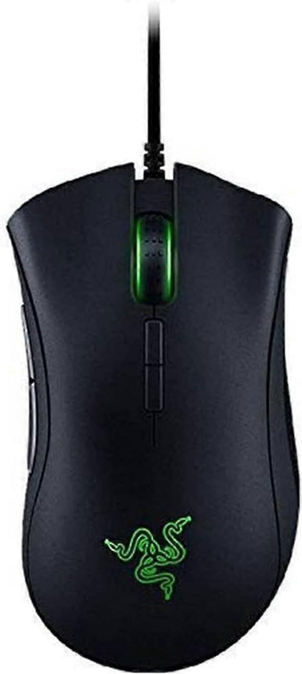 Razer DeathAdder Elite Gaming Mouse: 16,000 DPI Optical Sensor - Chroma RGB Lighting - 7 Programmable Buttons - Mechanical Switches - Rubber Side Grip