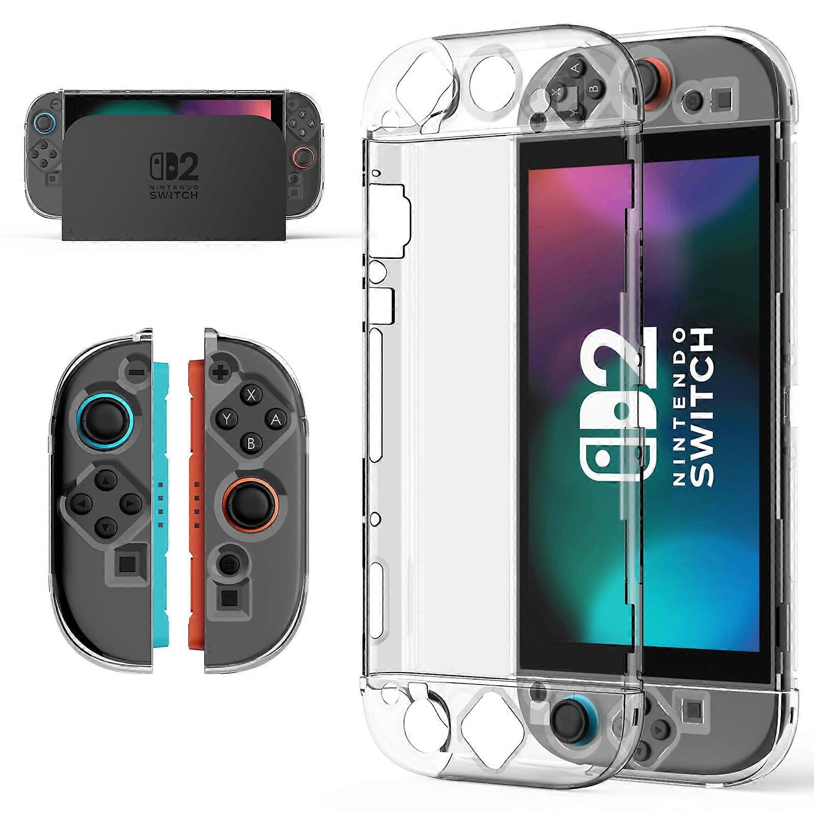 Crystal Clear Hard Case Ultra Slim Scratch Resistant Protective Cover for Nintendo Switch 2025