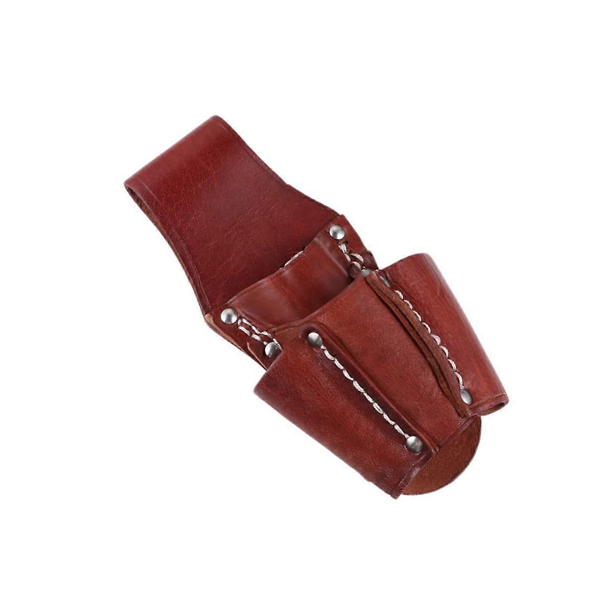 Leather Tool Belt with Waterproof Cowhide Tool Pouch and MultiPocket Design for Men
