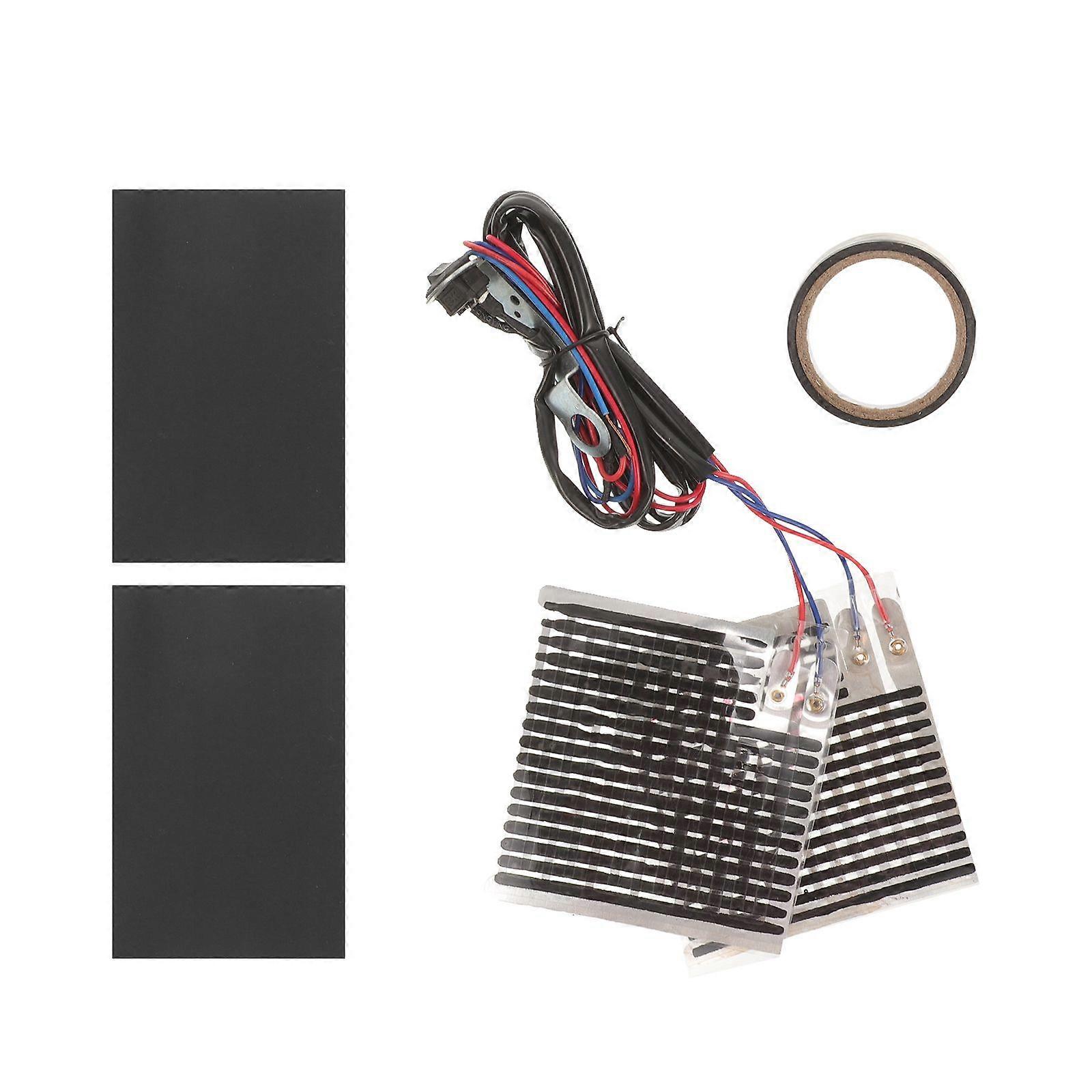 1 Set Heated Motorcycle Grip Handlebar Hand Warmer Universal Grip Accessory