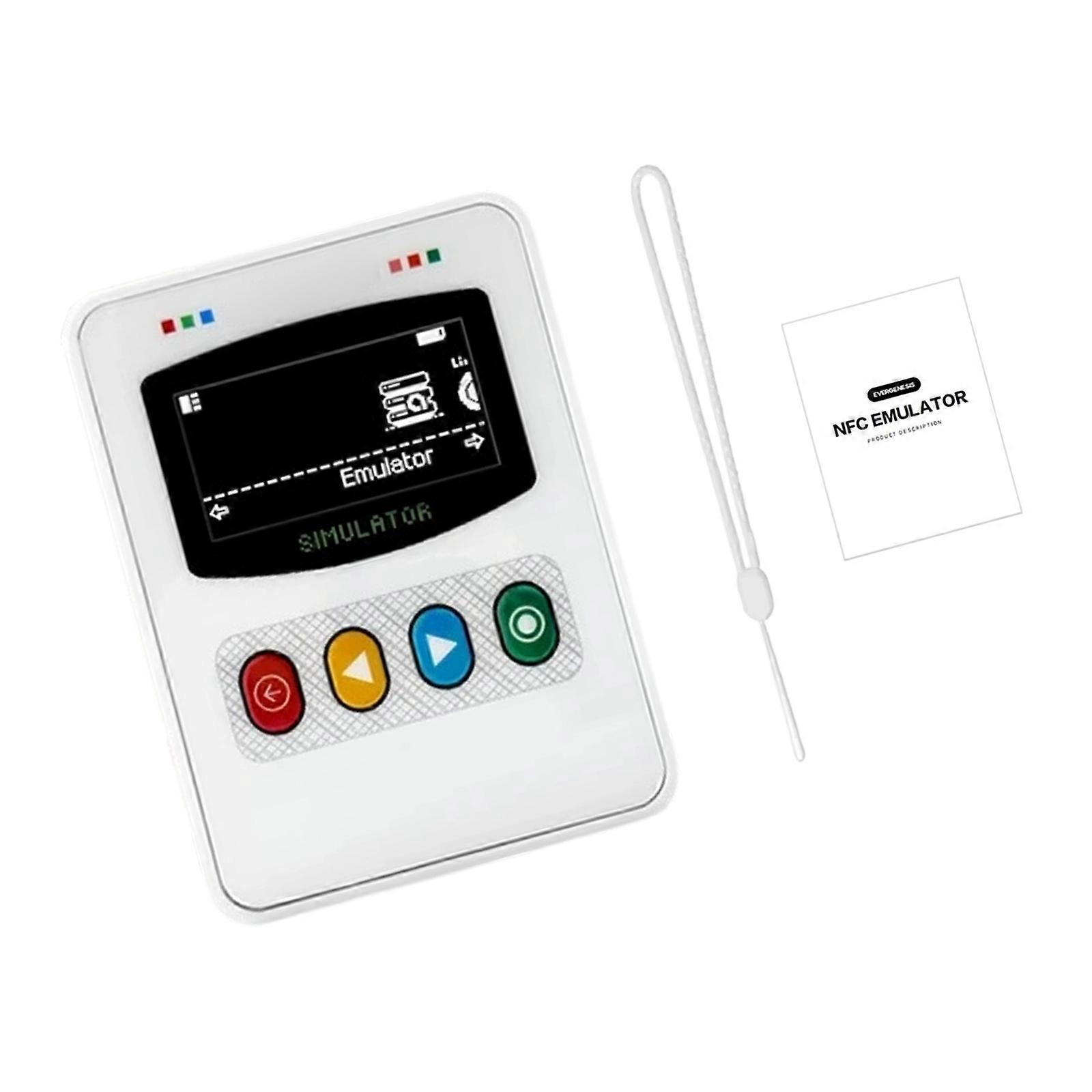 Universal Game Adapter Emulator Tool Suitable for 3DS Featuring LED Screen Displaying Status and Emulation Functionality  White