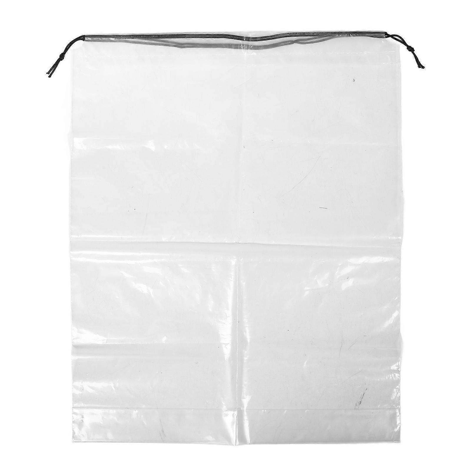 Drawstring Organizers Transparent Storage Backpack for Storage Use 3Pcs