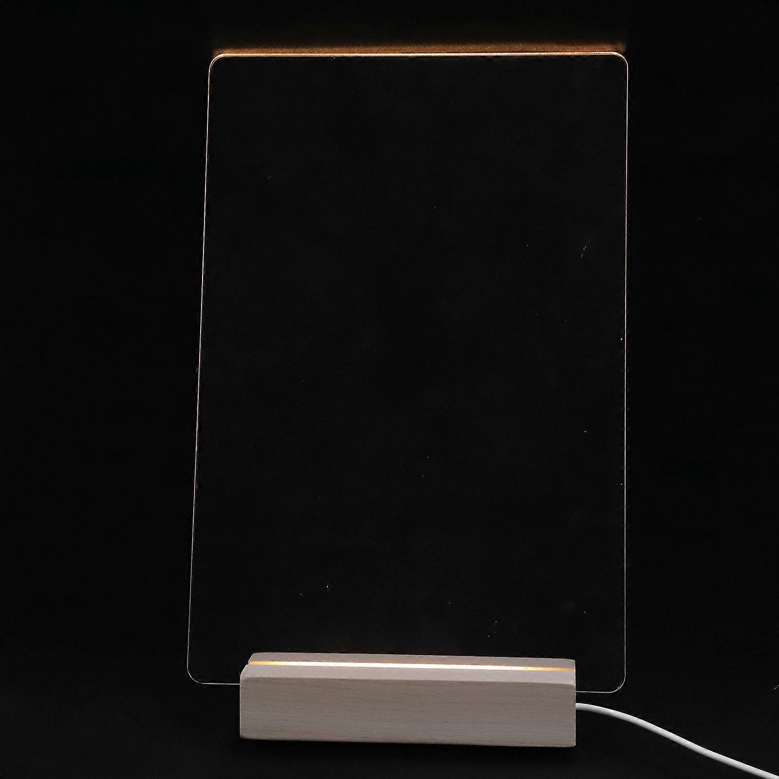 Luminous Acrylic Memo Board Desk for Home Message 1Set Writing