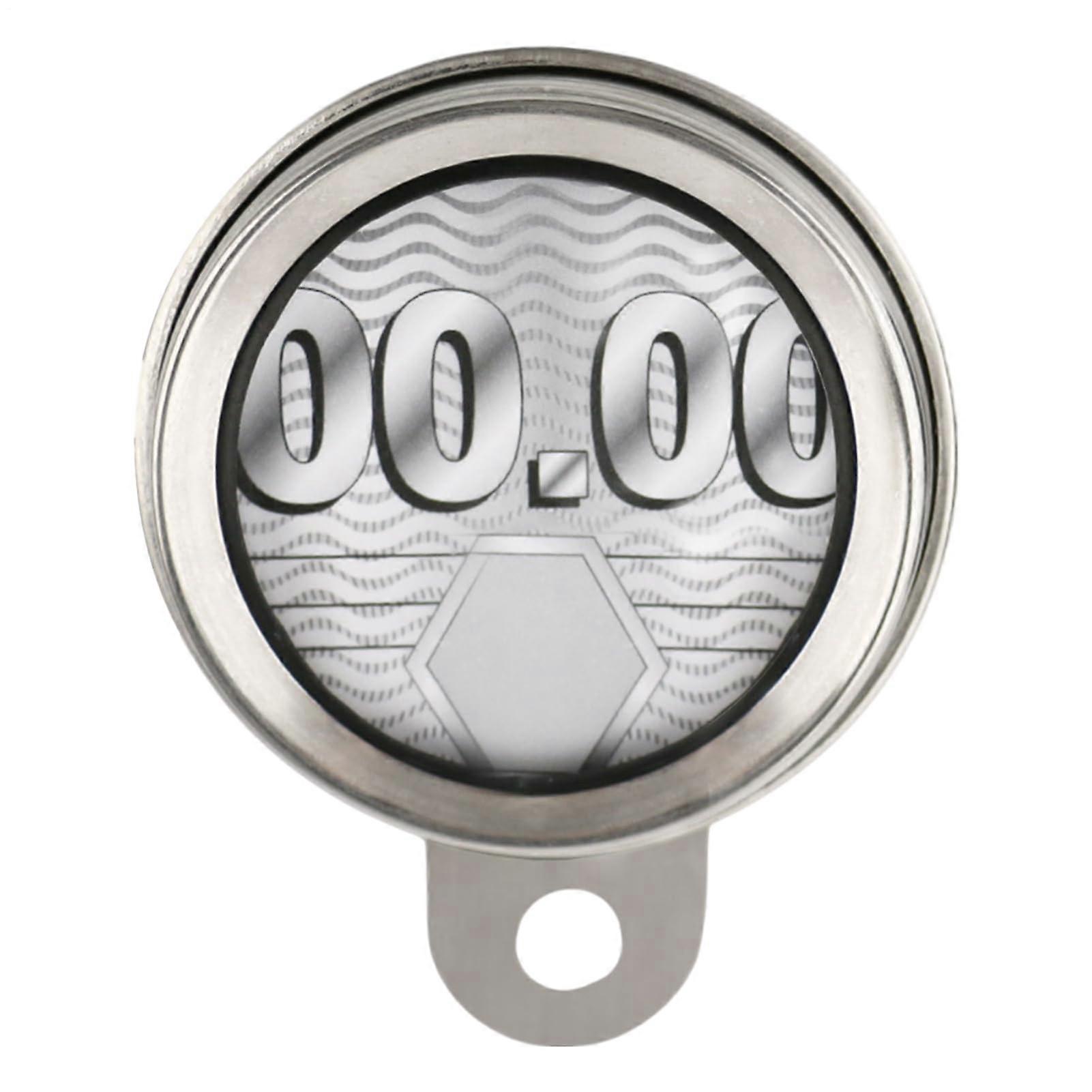 Motorcycle Tax Disc Holder Rust Resistant Waterproof Easy Mount Secure Lock Silver for Scooter