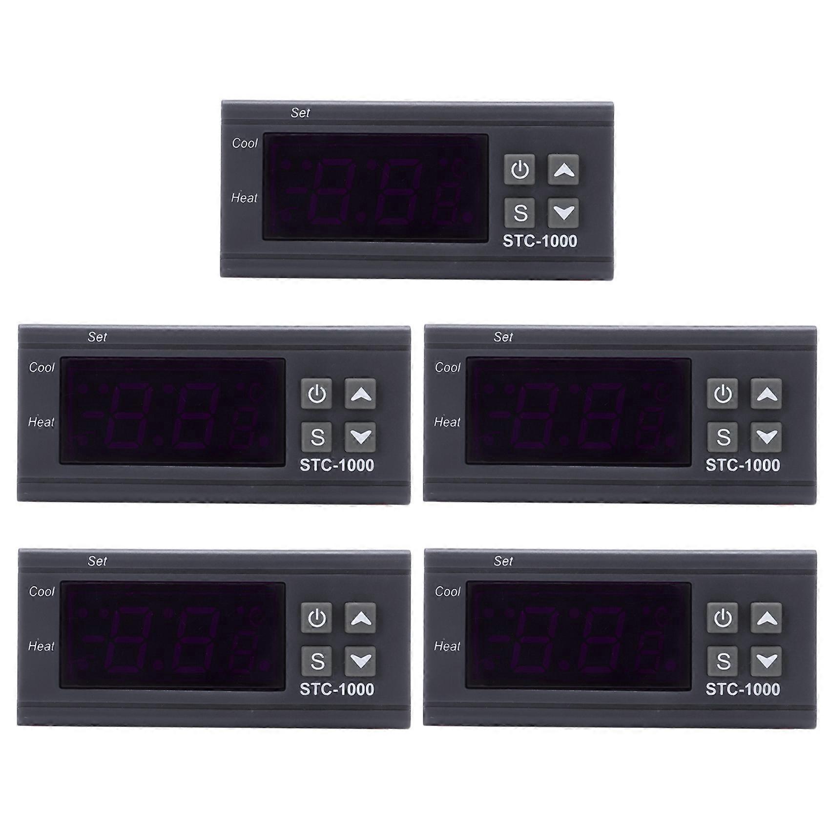 5X 220V Digital STC-1000 Temperature Controller Thermostat Regulator+Sensor Probe