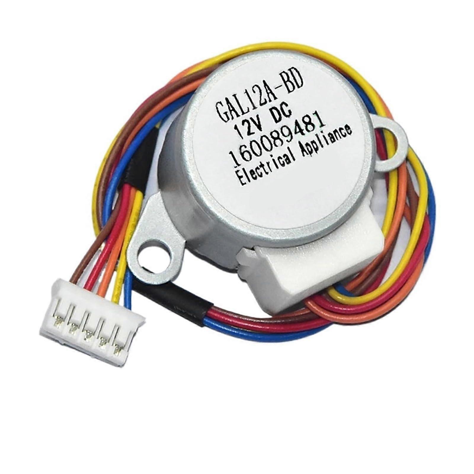 Air Conditioner Swing Motor DC12V Stepper with 22cm Cable Replacement for Galanz GAL12ABD