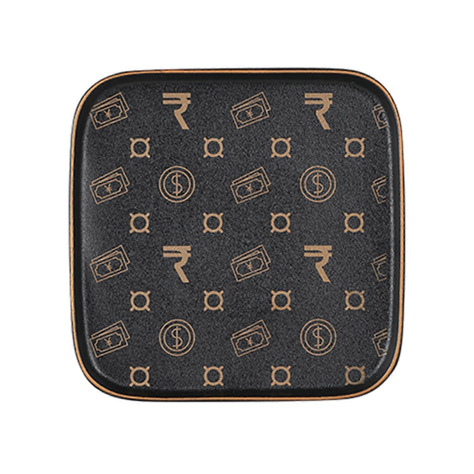 Black Ceramic Dinner Plate 25.5cm Scratch Resistant Frosted Surface Elegant Steak Pasta Plate