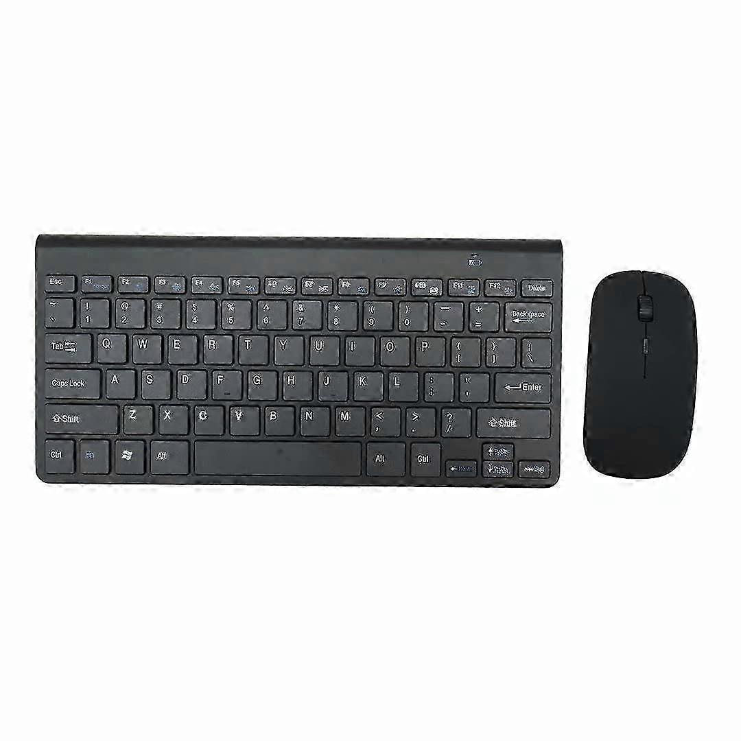2026 Mini Wireless Keyboard Mouse Set 2.4G for Mac Apple PC Computer(Black)