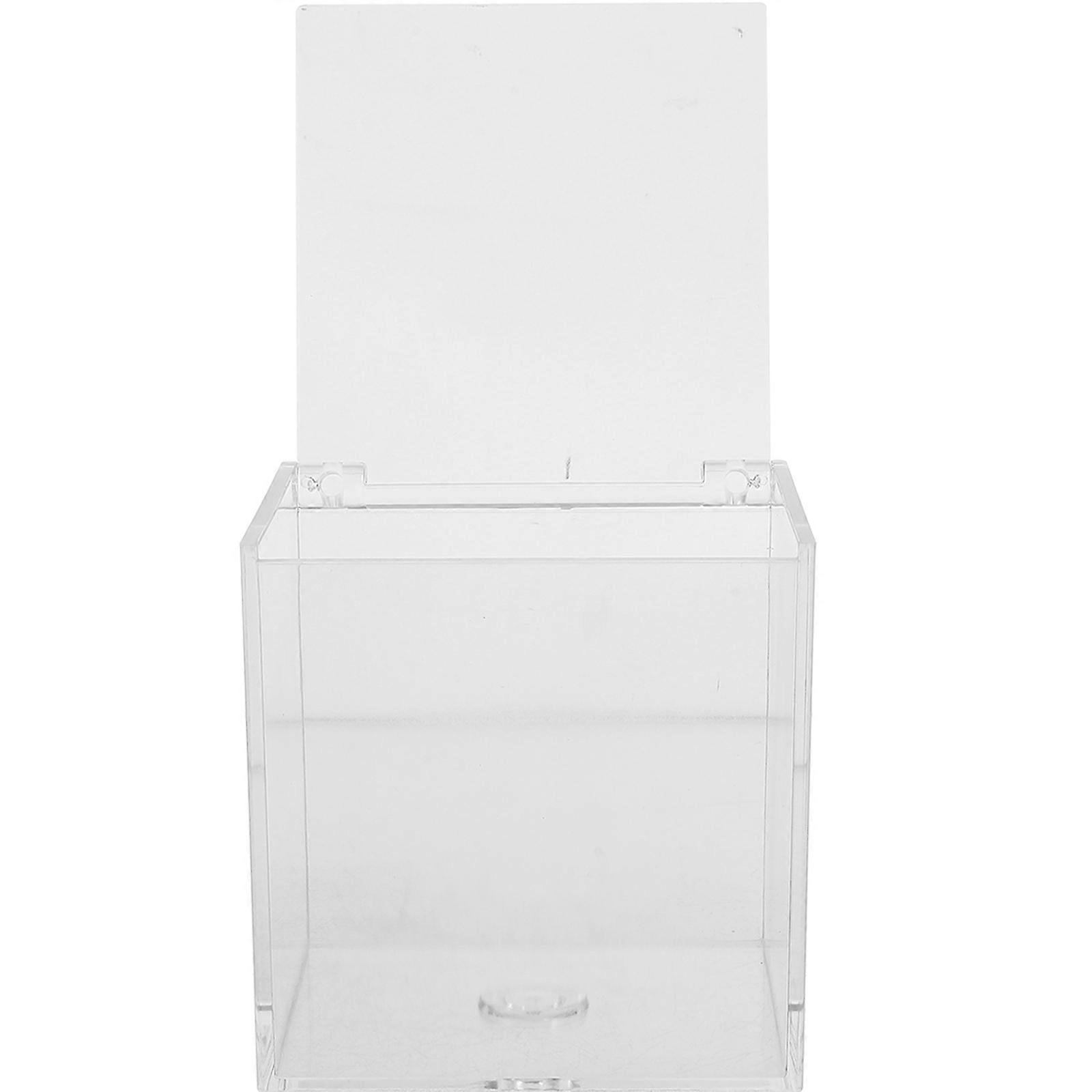 Transparent Acrylic Storage Box Doll Holder for Cosmetics Storage Display Case