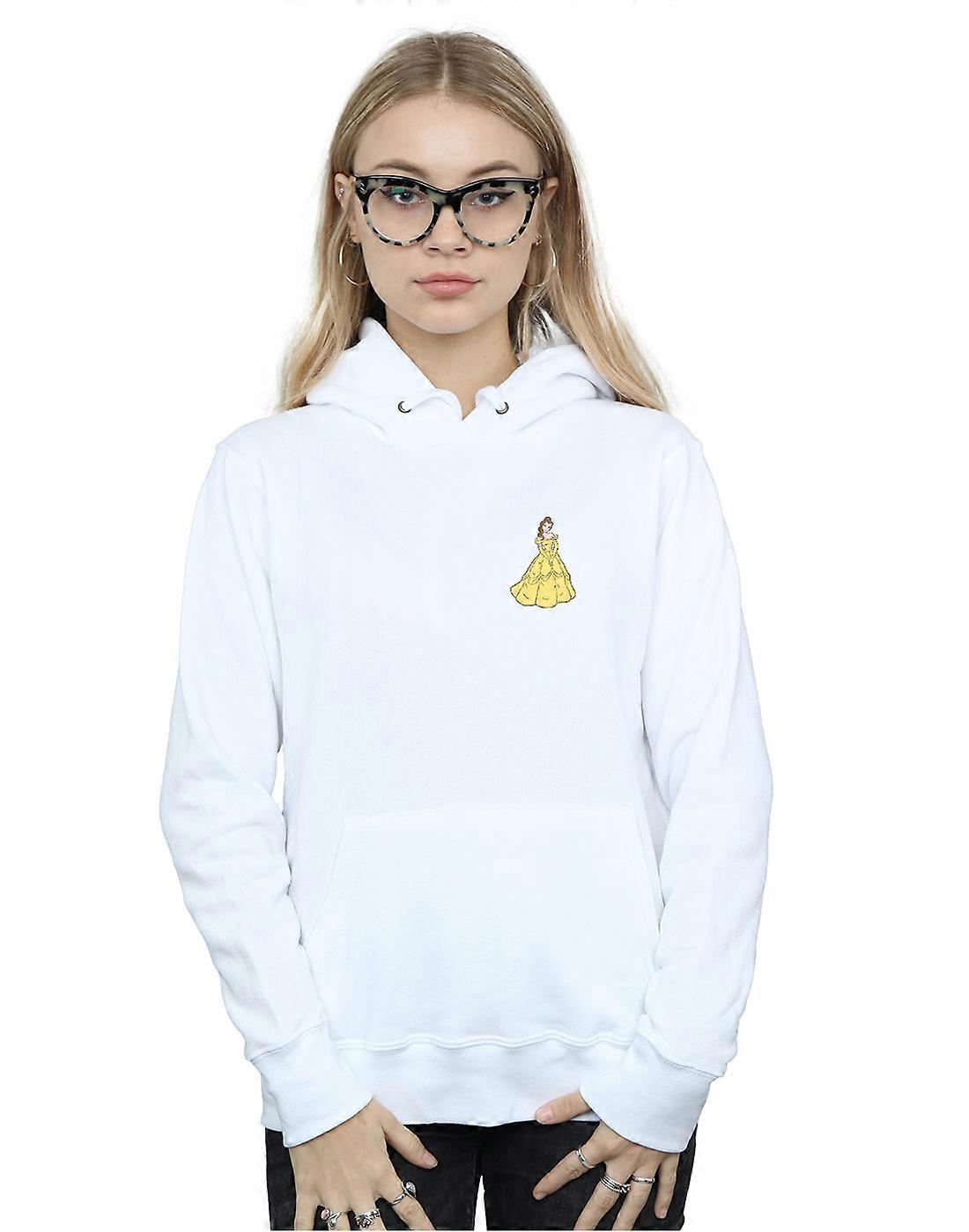 Belle pecho sudadera con capucha Disney princesa mujer
