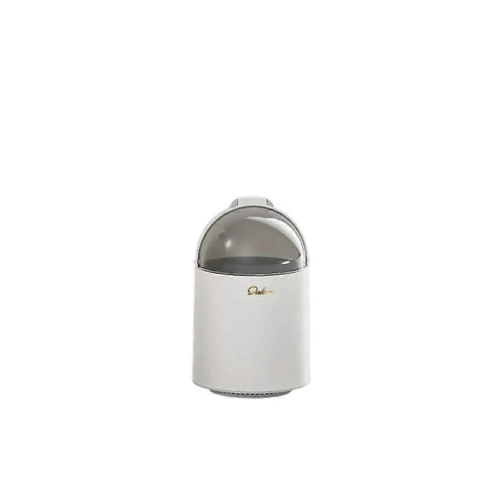 Kitchen Trash Can with Air Pressure Lid, Compact SpaceSaving Garbage Bin for Bathroom or Bedroom